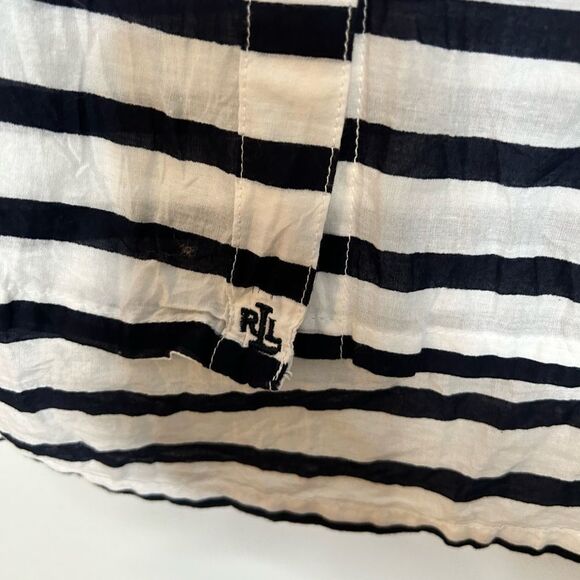 Lauren Ralph Lauren Striped Cotton Dress - Picture 2 of 3
